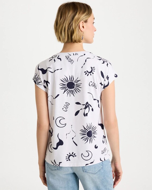 La Playa Refined Button Tee - image 3
